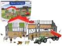 LEAN Toys Zestaw Do Złożenia DIY Farma Wysoki Płot Zwierzęta Krowa Kaczka