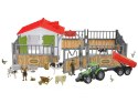 LEAN Toys Zestaw Do Złożenia DIY Farma Wysoki Płot Zwierzęta Krowa Kaczka