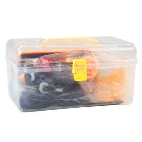LEAN Toys Zestaw Klocków Konstrukcyjnych Maszyny Budowlane 8w1 100el LEAN Toys Zestaw Klocków Konstrukcyjnych Maszyny Budowlane 8w1 100el