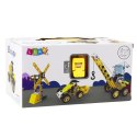 LEAN Toys Zestaw Klocków Konstrukcyjnych Maszyny Budowlane 8w1 100el