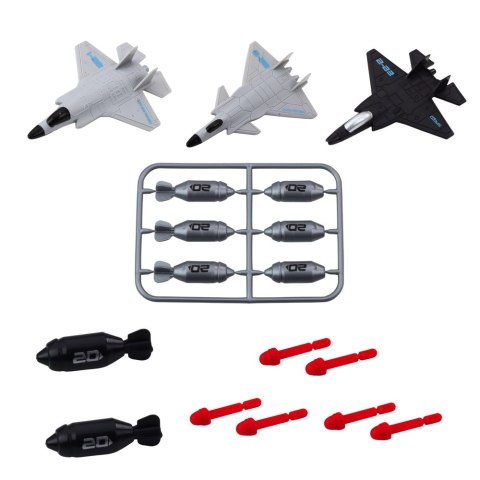 LEAN Toys Zestaw Militarny Statek Łódź Podwodna Myśliwce Pociski LEAN Toys Zestaw Militarny Statek Łódź Podwodna Myśliwce Pociski
