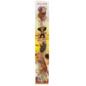 LEAN Toys Zestaw Mini Figurki Dzikie Zwierzęta Szympans Żyrafa 6-9cm 4szt
