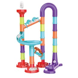 LEAN Toys Zestaw Tor Dla Kulek Kulkodrom Zjeżdżalnie Kolorowa Konstrukcja