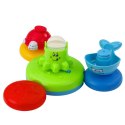 LEAN Toys Zestaw Zabawka Interaktywna Do Kąpieli Fontanna Zwierzątka Kubeczki