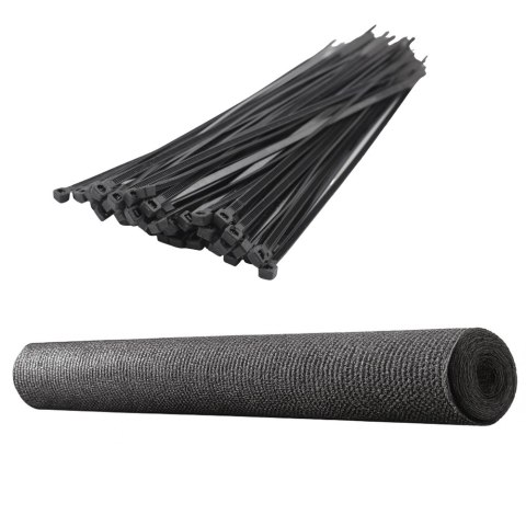 LEAN Siatka Cieniująca Na Ogrodzenie Płot Maskująca Szara 1.5M 10M 140g/m² LEAN Siatka Cieniująca Na Ogrodzenie Płot Maskująca Szara 1.5M 10M 140g/m²