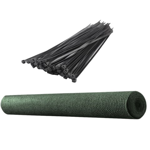 LEAN Siatka Cieniująca Na Ogrodzenie Płot Maskująca Zielona 1.5M 10M 140g/m² LEAN Siatka Cieniująca Na Ogrodzenie Płot Maskująca Zielona 1.5M 10M 140g/m²