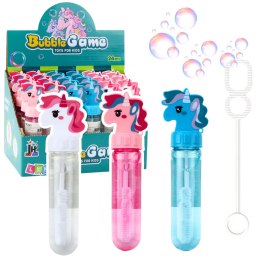LEAN TOYS Bańki Mydlane Jednorożec 3 Otwory Do Baniek Mix Kolorów 30ml