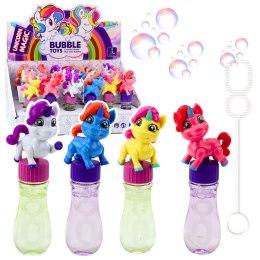 LEAN TOYS Bańki Mydlane Jednorożec Ruchoma Figurka Kolorowy 14cm Mix