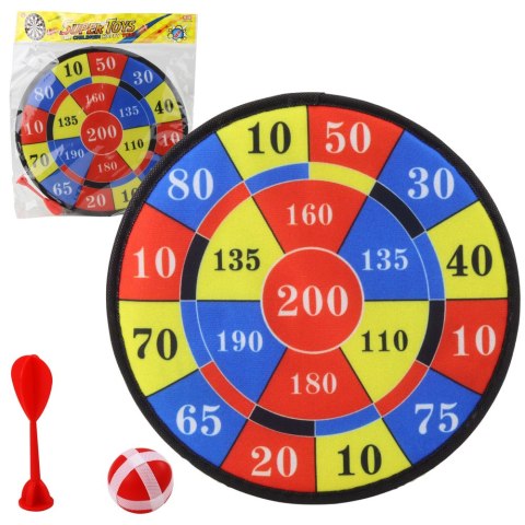 LEAN TOYS Tarcza Z Punktacją Nauka Gry W Dart Strzałka Piłka Gra Zręcznościowa LEAN TOYS Tarcza Z Punktacją Nauka Gry W Dart Strzałka Piłka Gra Zręcznościowa