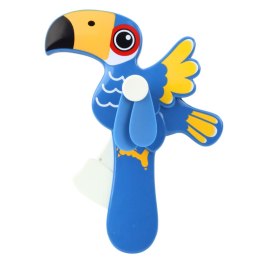 LEAN TOYS Wiatraczek Wentylator Ręczny Mechaniczny Dla Dzieci Tukan Mix