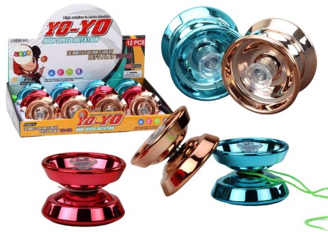 LEAN TOYS Yoyo Aluminiowe Klasyczne Jojo Niebieski Złoty Czerwony LEAN TOYS Yoyo Aluminiowe Klasyczne Jojo Niebieski Złoty Czerwony