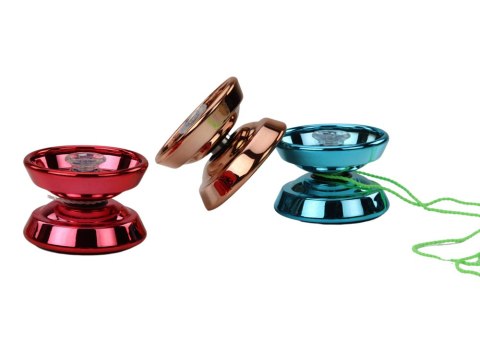 LEAN TOYS Yoyo Aluminiowe Klasyczne Jojo Niebieski Złoty Czerwony LEAN TOYS Yoyo Aluminiowe Klasyczne Jojo Niebieski Złoty Czerwony
