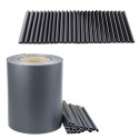 LEAN Taśma Ogrodzeniowa Ochrona UV 20 Klipsów Szara 450 g/m² 19x35m LEAN Taśma Ogrodzeniowa Ochrona UV 20 Klipsów Szara 450 g/m² 19x35m