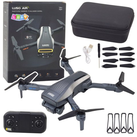 LEAN Toys Dron LU50 Air Podwójna Kamera HD MV Video Światła LED Aplikacja LEAN Toys Dron LU50 Air Podwójna Kamera HD MV Video Światła LED Aplikacja