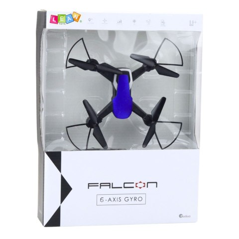 LEAN Toys Dron Sześcioosiowy Żyroskop Światła LED Obrót 360° Niebieski LEAN Toys Dron Sześcioosiowy Żyroskop Światła LED Obrót 360° Niebieski