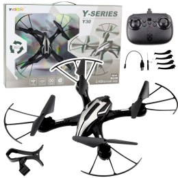 LEAN Toys Dron Y30 Zdalnie Sterowany Światła LED Lekki Żyroskop Obrót 360°