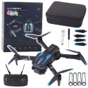LEAN Toys Dron Zdalnie Sterowany LU800 Kamera Światła LED Niebieski