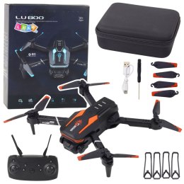 LEAN Toys Dron Zdalnie Sterowany LU800 Kamera Światła LED Pomarańczowy