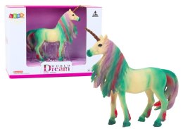 LEAN Toys Figurka Kolekcjonerska Duży Jednorożec Zielony 11 CM