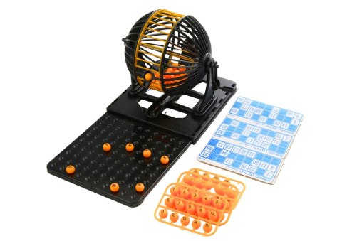 LEAN Toys Gra Towarzyska Rodzinna Bingo Lotto Maszyna Losująca LEAN Toys Gra Towarzyska Rodzinna Bingo Lotto Maszyna Losująca