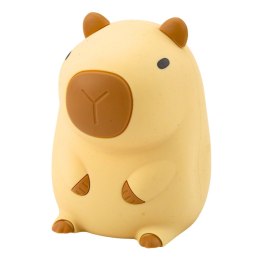 LEAN Toys Kapibara Lampka Nocna Silikonowa Z Timerem 20min Beżowa