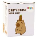 LEAN Toys Kapibara Lampka Nocna Silikonowa Z Timerem 20min Beżowa