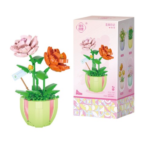 LEAN Toys Klocki Konstrukcyjne Kwiatki W Doniczkach Kolorowe 269-444 el. LEAN Toys Klocki Konstrukcyjne Kwiatki W Doniczkach Kolorowe 269-444 el.