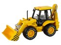 LEAN Toys Koparka Traktor Z Napędem Frykcyjnym Dźwięk Żółta