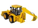 LEAN Toys Koparka Traktor Z Napędem Frykcyjnym Dźwięk Żółta