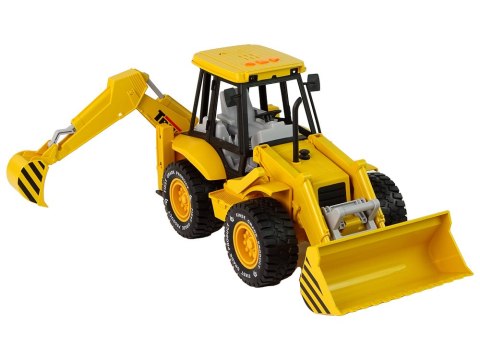 LEAN Toys Koparka Traktor Z Napędem Frykcyjnym Dźwięk Żółta LEAN Toys Koparka Traktor Z Napędem Frykcyjnym Dźwięk Żółta