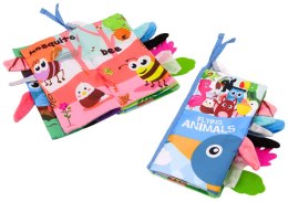 LEAN Toys Książeczka Miękka Zwierzęta Ptaki Latające Szeleszcząca Kolorowa