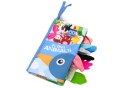 LEAN Toys Książeczka Miękka Zwierzęta Ptaki Latające Szeleszcząca Kolorowa