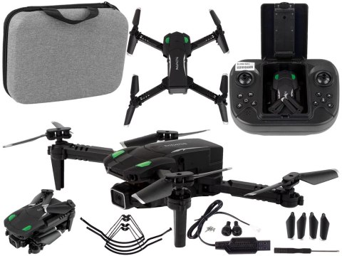 LEAN Toys Latający Dron Kamera Czarny Aplikacja