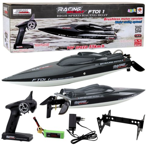 LEAN Toys Łódź Motorówka FT011 Zdalnie Sterowana RC Bezszczotkowa 55km/h