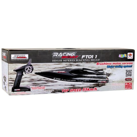 LEAN Toys Łódź Motorówka FT011 Zdalnie Sterowana RC Bezszczotkowa 55km/h LEAN Toys Łódź Motorówka FT011 Zdalnie Sterowana RC Bezszczotkowa 55km/h