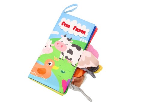 LEAN Toys Miękka Książeczka Edukacyjna Szeleszcząca Zwierzęta Domowe LEAN Toys Miękka Książeczka Edukacyjna Szeleszcząca Zwierzęta Domowe