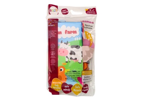 LEAN Toys Miękka Książeczka Edukacyjna Szeleszcząca Zwierzęta Domowe LEAN Toys Miękka Książeczka Edukacyjna Szeleszcząca Zwierzęta Domowe