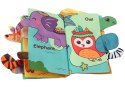LEAN Toys Miękka Książeczka Edukacyjna Szeleszcząca Zwierzęta Dżungla