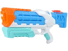 LEAN Toys Pistolet Na Wodę 820 ml Niebiesko- Biały Zielono- Granatowy