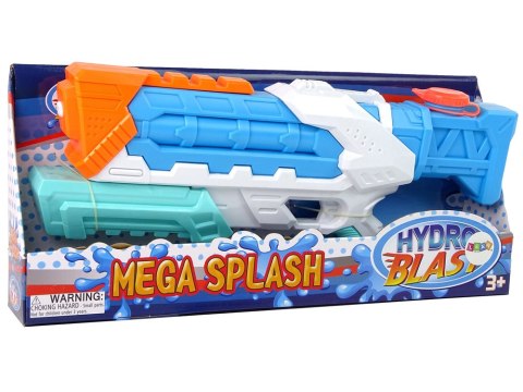 LEAN Toys Pistolet Na Wodę 820 ml Niebiesko- Biały Zielono- Granatowy LEAN Toys Pistolet Na Wodę 820 ml Niebiesko- Biały Zielono- Granatowy