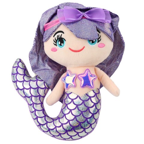 LEAN Toys Pluszowa Syrenka Przytulanka Holograficzny Ogon Fioletowa 25cm LEAN Toys Pluszowa Syrenka Przytulanka Holograficzny Ogon Fioletowa 25cm