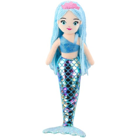 LEAN Toys Pluszowa Syrenka Przytulanka Holograficzny Ogon Niebieska 48cm LEAN Toys Pluszowa Syrenka Przytulanka Holograficzny Ogon Niebieska 48cm