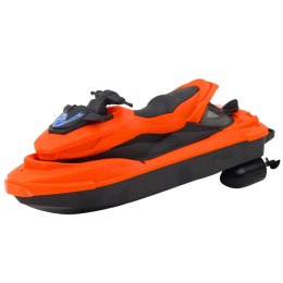 LEAN Toys Skuter Wodny Zdalnie Sterowany RC 1:42 Pomarańczowy