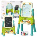 LEAN Toys Tablica Edukacyjna Dwustronna Na Stelaże Akcesoria Zielona 3w1