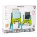 LEAN Toys Tablica Edukacyjna Dwustronna Na Stelaże Akcesoria Zielona 3w1