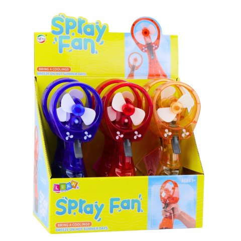 LEAN Toys Wentylator Wiatrak Przenośny z Natryskiem Na Baterie Mix LEAN Toys Wentylator Wiatrak Przenośny z Natryskiem Na Baterie Mix
