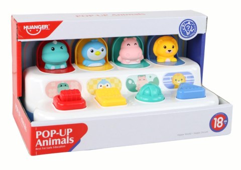 LEAN Toys Zabawka Edukacyjna Interaktywna Wyskakujące Okienko Zwierzątka LEAN Toys Zabawka Edukacyjna Interaktywna Wyskakujące Okienko Zwierzątka