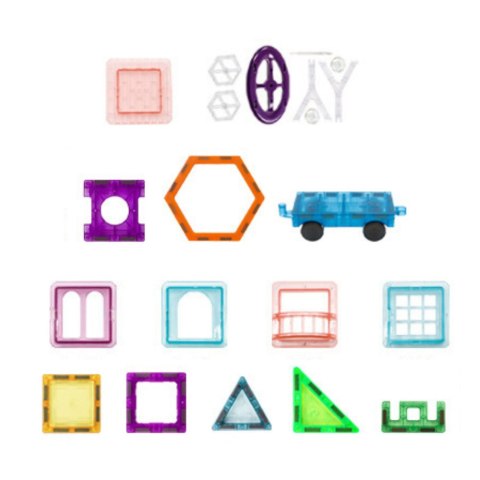 LEAN Toys Zestaw Klocki Mgnetyczne Konstrukcyjne Edukacyjne Kolorowe 70el LEAN Toys Zestaw Klocki Mgnetyczne Konstrukcyjne Edukacyjne Kolorowe 70el
