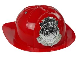 LEAN Toys Zestaw Straż Pożarna Gaśnica Na Wodę Maska Kask Czerwony