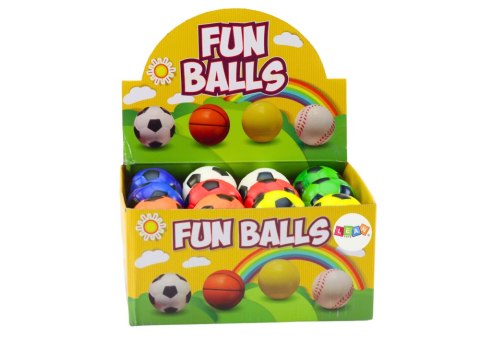 LEAN TOYS Mała Piłeczka Miękka Piankowa Football 5,5cm LEAN TOYS Mała Piłeczka Miękka Piankowa Football 5,5cm